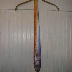 Nature Wear Tie Vintage John Wong Mackerel Fish